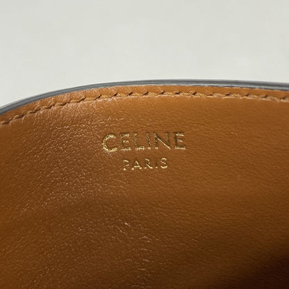 Celine Card Case Triomphe Leather Brown — view 4