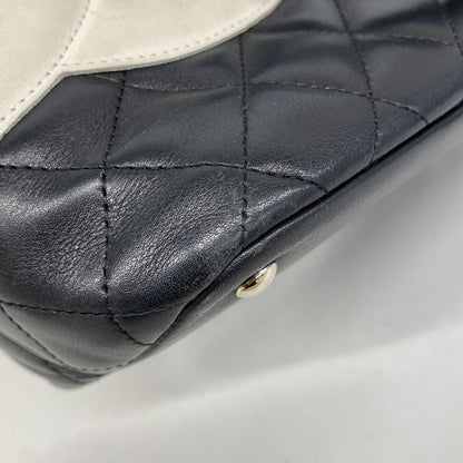 Chanel Tote Bag Cambon Lambskin Black Silver — view 7