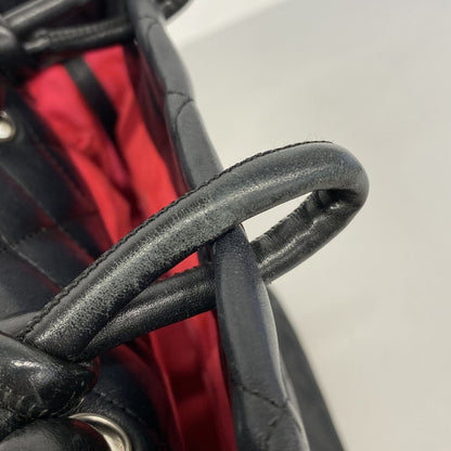 Chanel Tote Bag Cambon Lambskin Black Silver — view 6