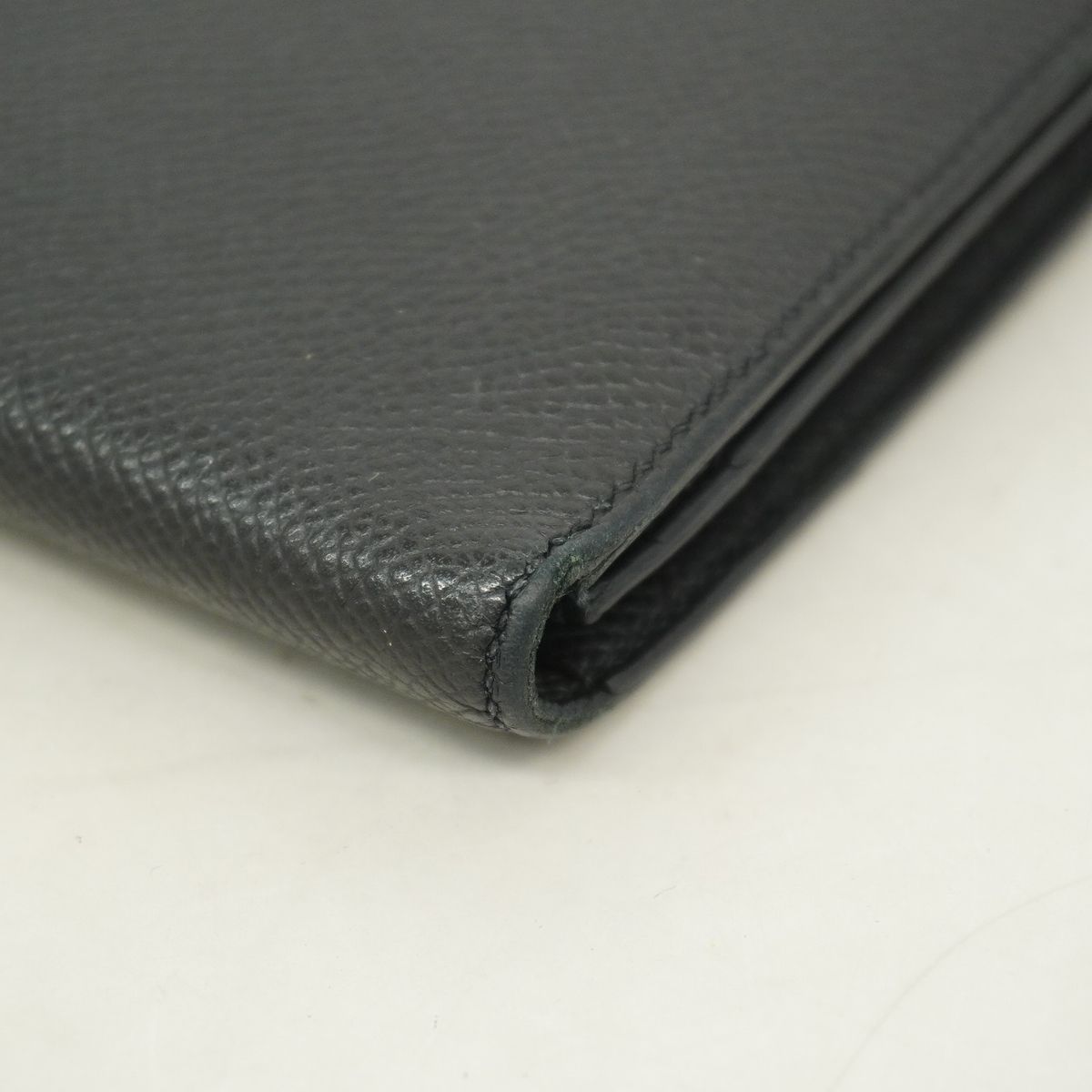 Hermes Wallet Bearn Soufflet Veau Epsom Black Silver — view 5