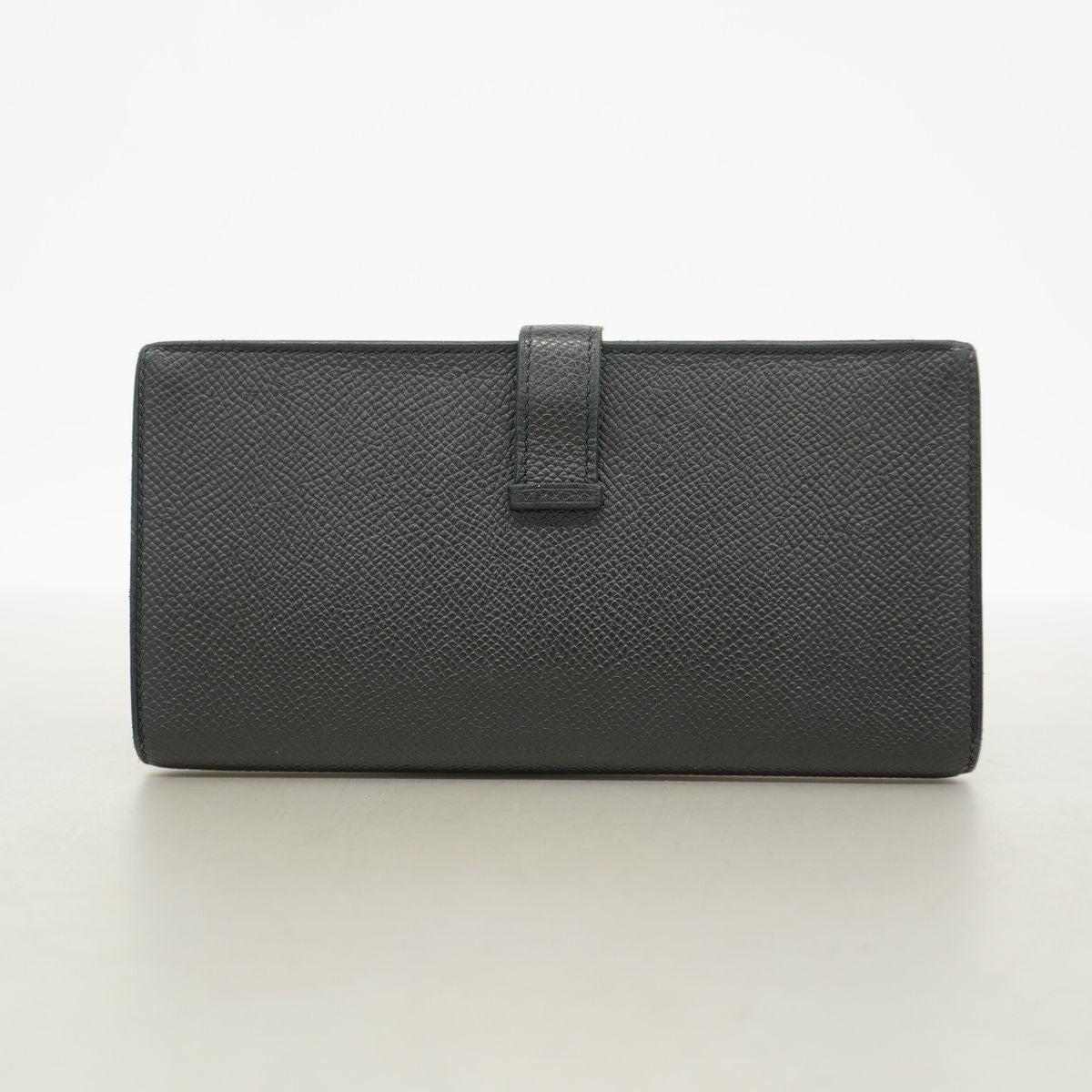 Hermes Wallet Bearn Soufflet Veau Epsom Black Silver — view 7