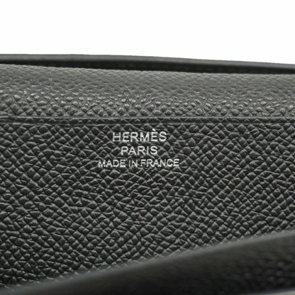 Hermes Wallet Bearn Soufflet Veau Epsom Black Silver — view 4