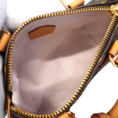 Louis Vuitton Handbag Monogram Vivienne Nano Speedy Brown 2-Way Bag — view 4