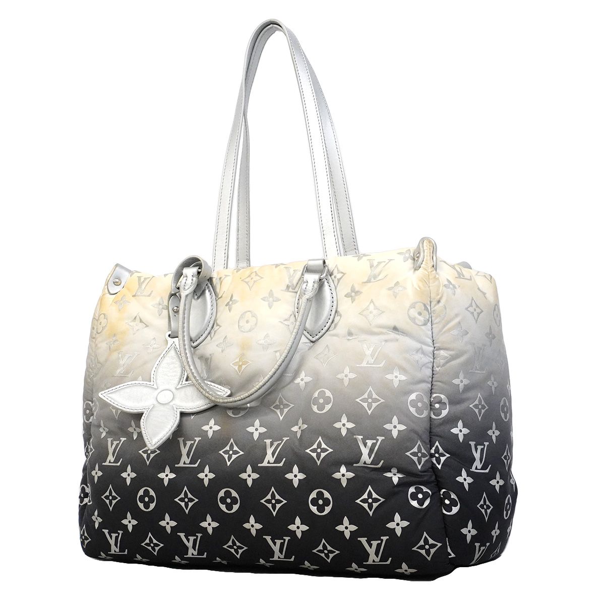 Louis Vuitton Tote Bag Monogram Nylon LV Ski On The Go MM Frost 2-Way