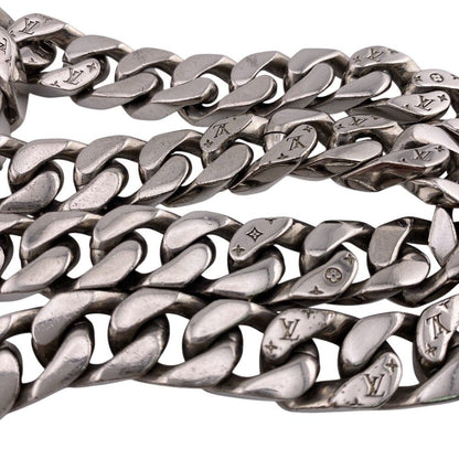 Louis Vuitton Collier LV Chain Links LV Necklace Silver — view 4