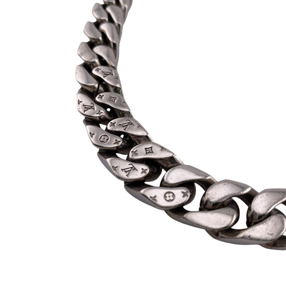 Louis Vuitton Collier LV Chain Links LV Necklace Silver