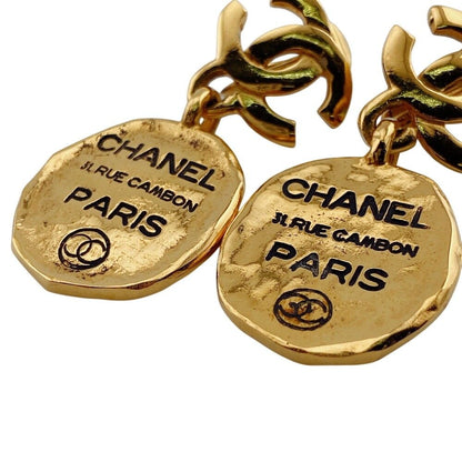 Chanel 31 Rue Cambon Earrings Gold