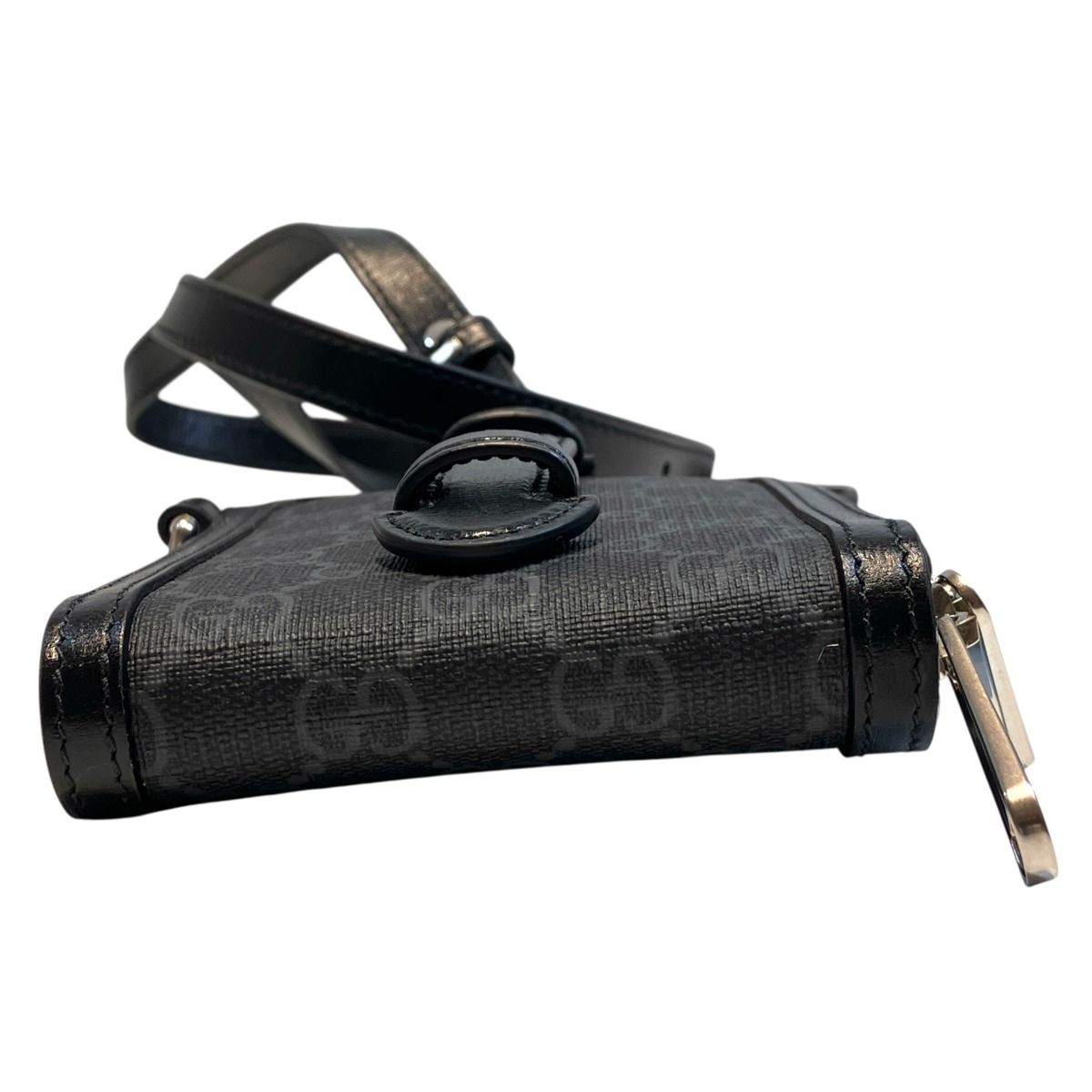 Gucci GG Supreme Shoulder Bag Canvas Leather — view 3