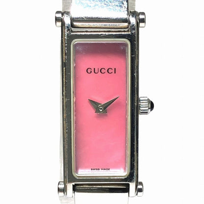 Gucci Watch SS Quartz Pink Shell Dial