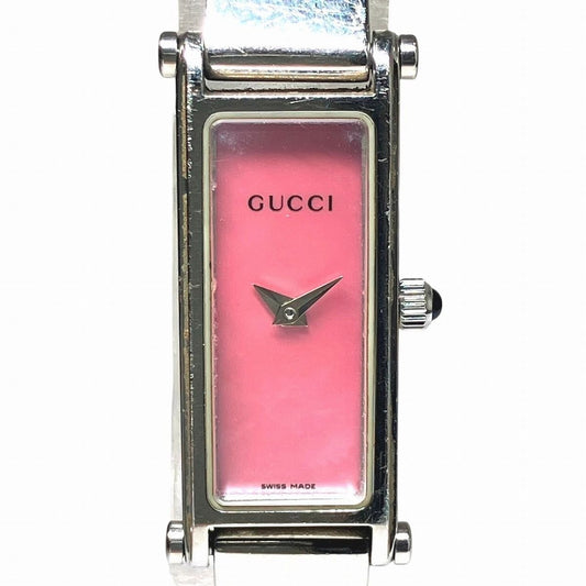 Gucci Watch SS Quartz Pink Shell Dial