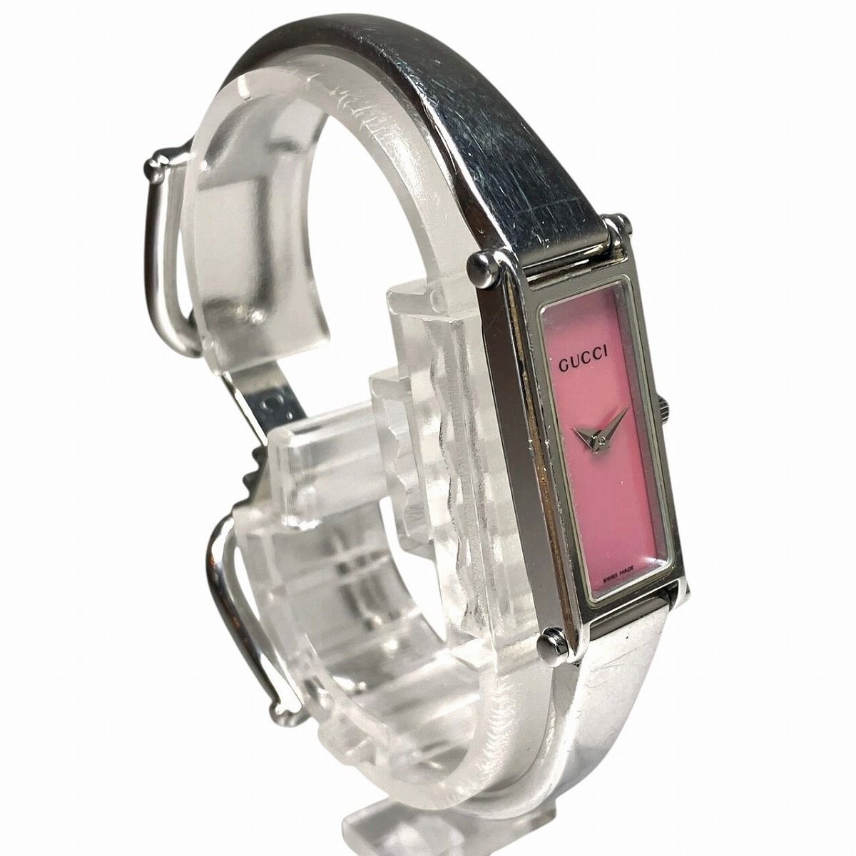 Gucci Watch SS Quartz Pink Shell Dial — view 3
