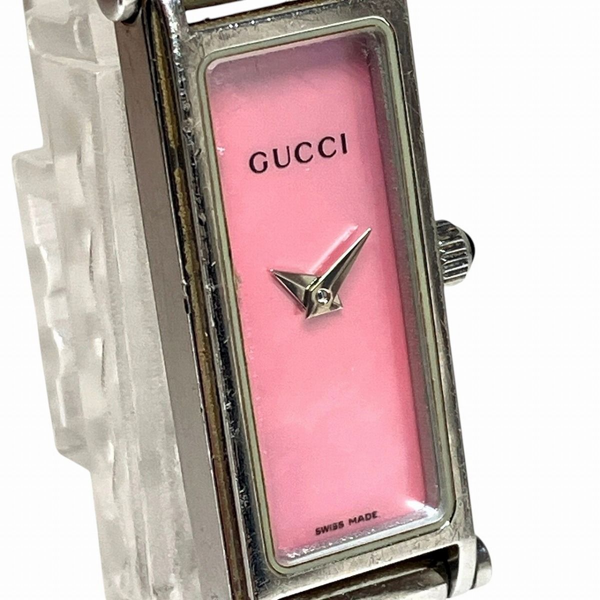 Gucci Watch SS Quartz Pink Shell Dial — view 4