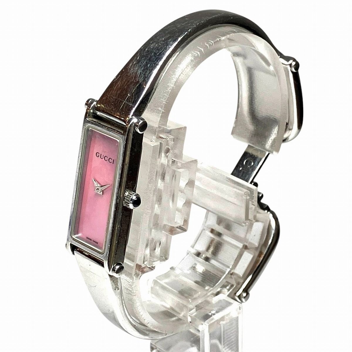 Gucci Watch SS Quartz Pink Shell Dial — view 2