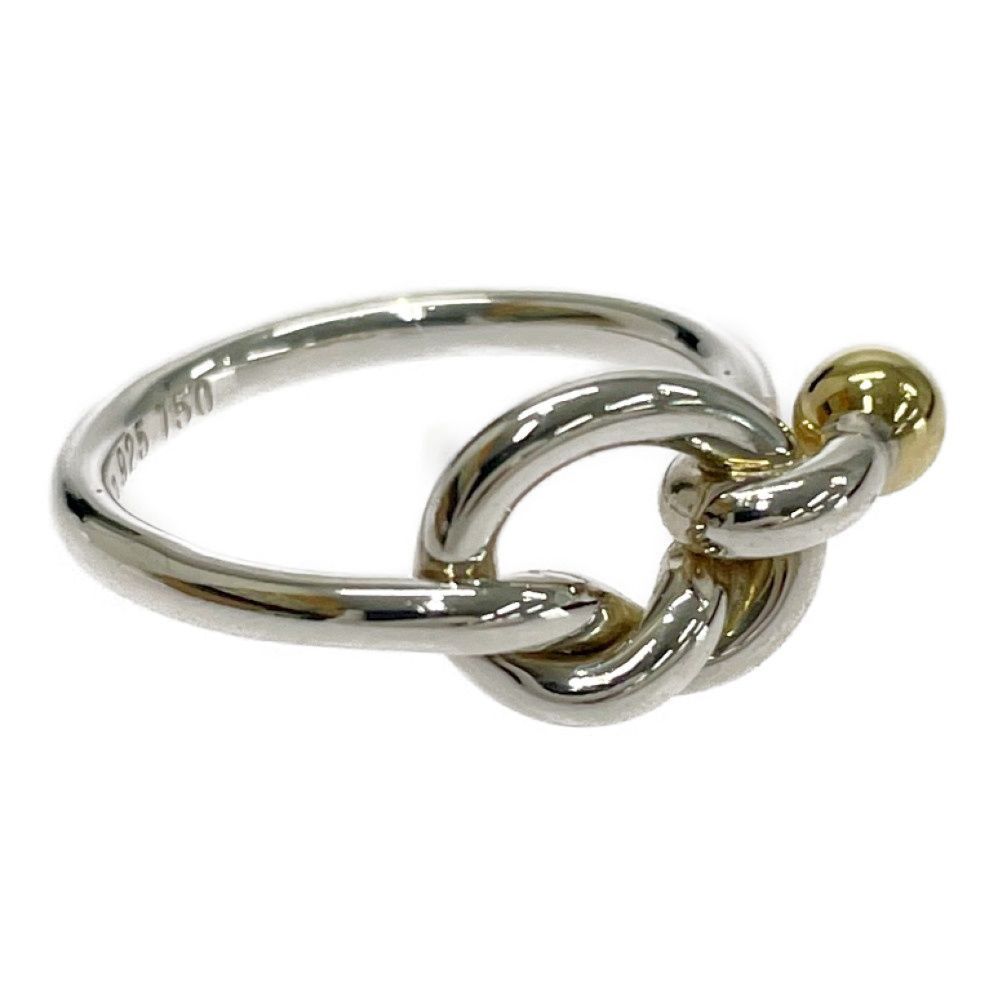 Tiffany & Co Silver Love Knot Ring — view 2