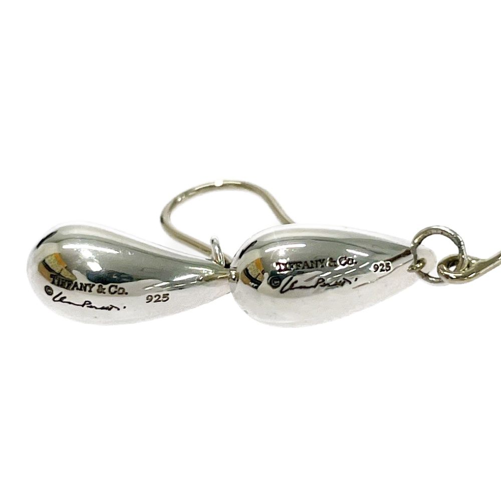 Tiffany & Co Silver Elsa Peretti Teardrop Earrings — view 5