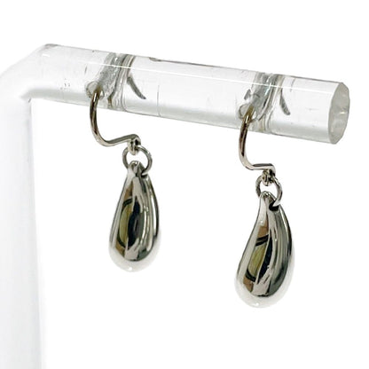 Tiffany & Co Silver Elsa Peretti Teardrop Earrings — view 3