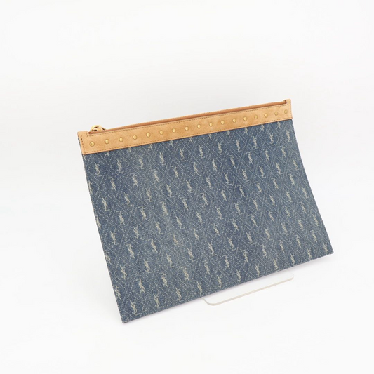Saint Laurent Clutch Blue