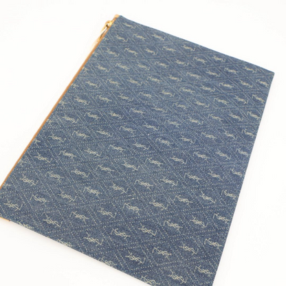 Saint Laurent Clutch Blue — view 6