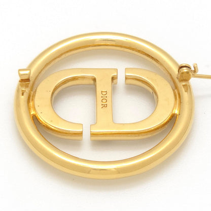 Dior 30 Montaigne CD Brooch Resin Pearl CD Signature Gold-Tone Metal — view 5