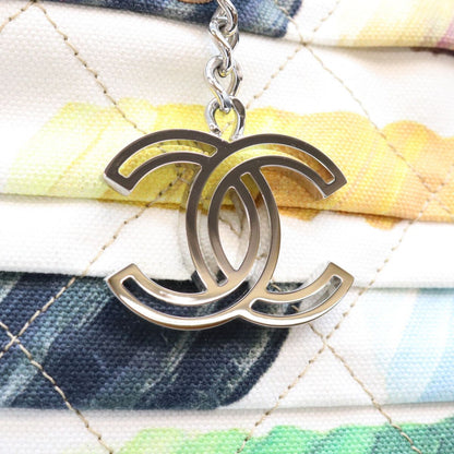 Chanel Paint Colorama Multicolor Canvas Chain Mini Tote Bag — view 8