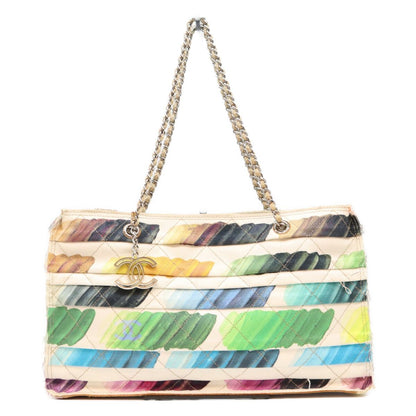 Chanel Paint Colorama Multicolor Canvas Chain Mini Tote Bag — view 2