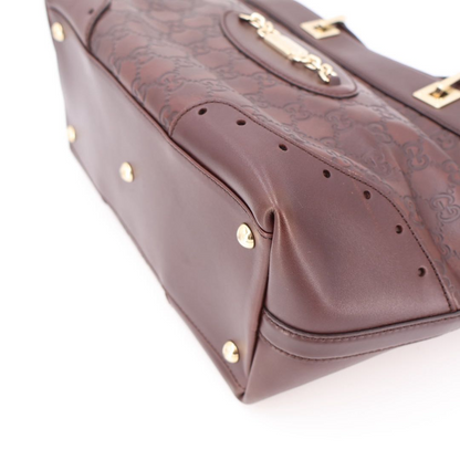Gucci Guccissima Leather Tote Bag Brown — view 7