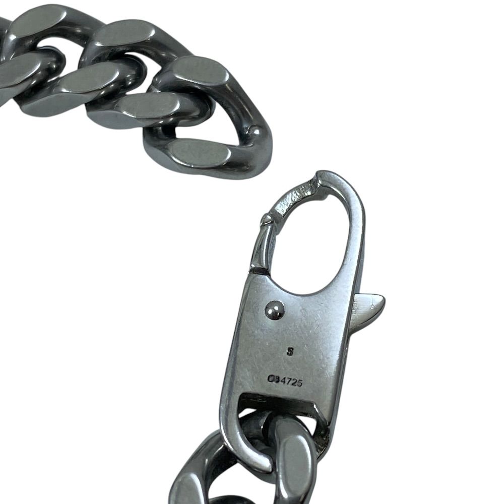 Fendi Baguette Bracelet FF Logo Metal Silver — view 6
