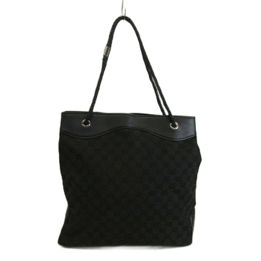 Gucci GG Canvas Gifford Tote Bag All Over Print Logo Black