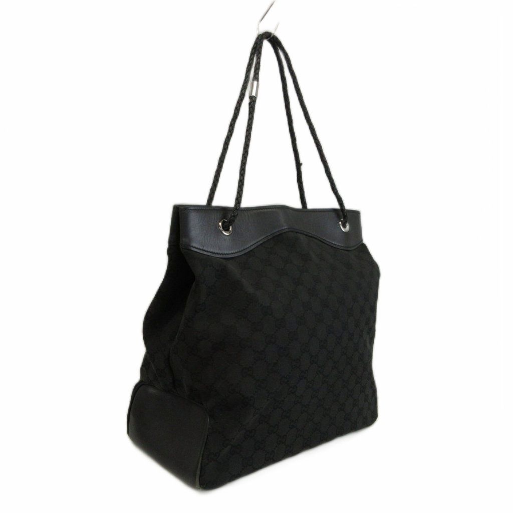 Gucci GG Canvas Gifford Tote Bag All Over Print Logo Black — view 5