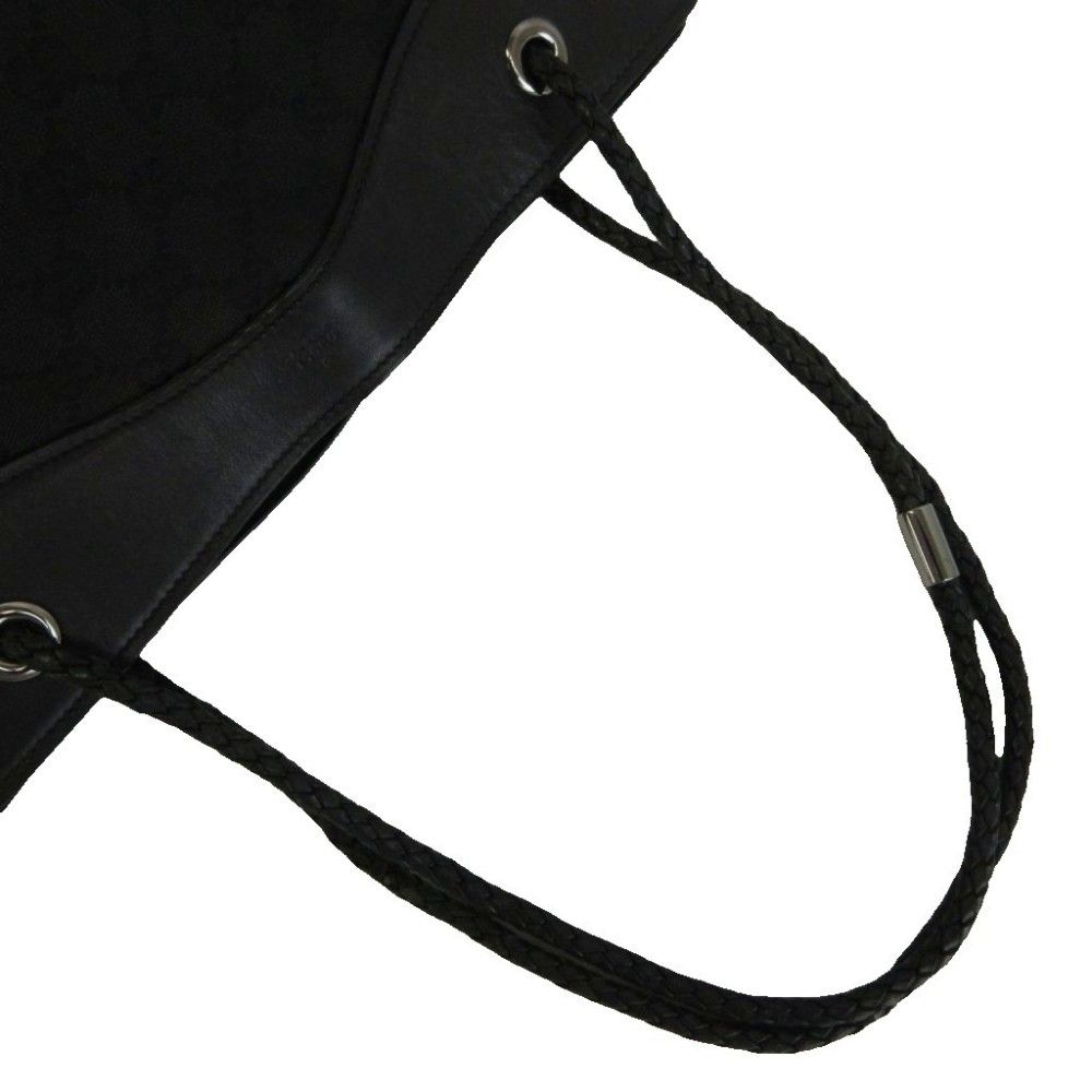 Gucci GG Canvas Gifford Tote Bag All Over Print Logo Black — view 7