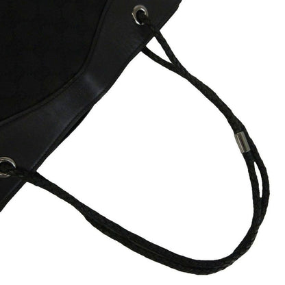 Gucci GG Canvas Gifford Tote Bag All Over Print Logo Black — view 7