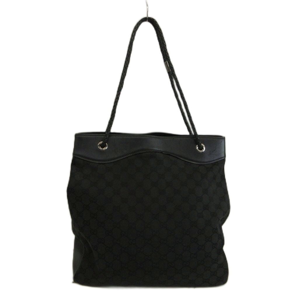 Gucci GG Canvas Gifford Tote Bag All Over Print Logo Black — view 2