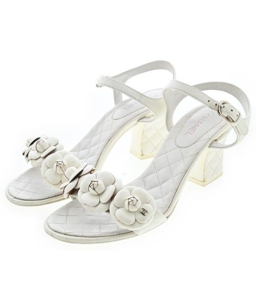 Chanel Sandals White