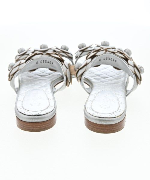 Chanel Sandals Silver — view 6