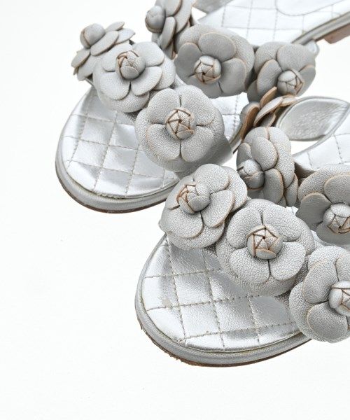 Chanel Sandals Silver — view 5