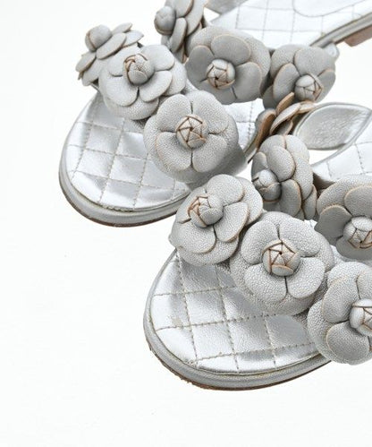 Chanel Sandals Silver — view 5