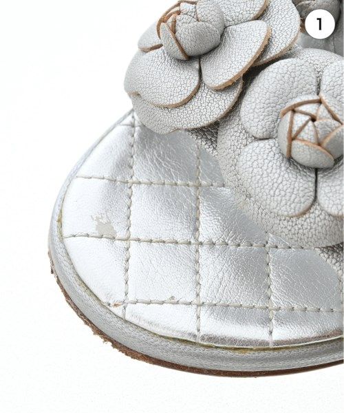 Chanel Sandals Silver — view 7