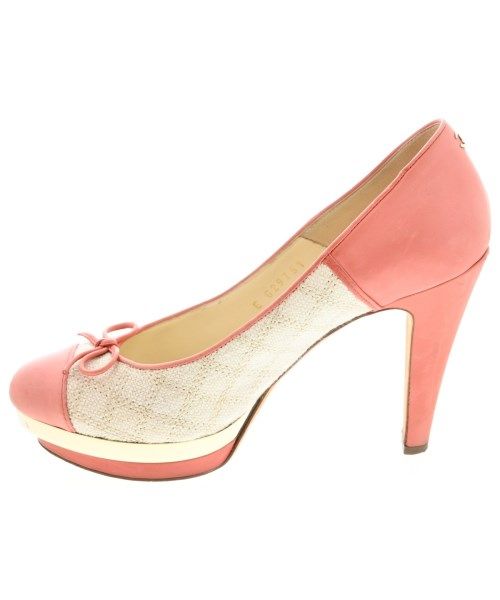 Chanel Pumps Heel Pink — view 4