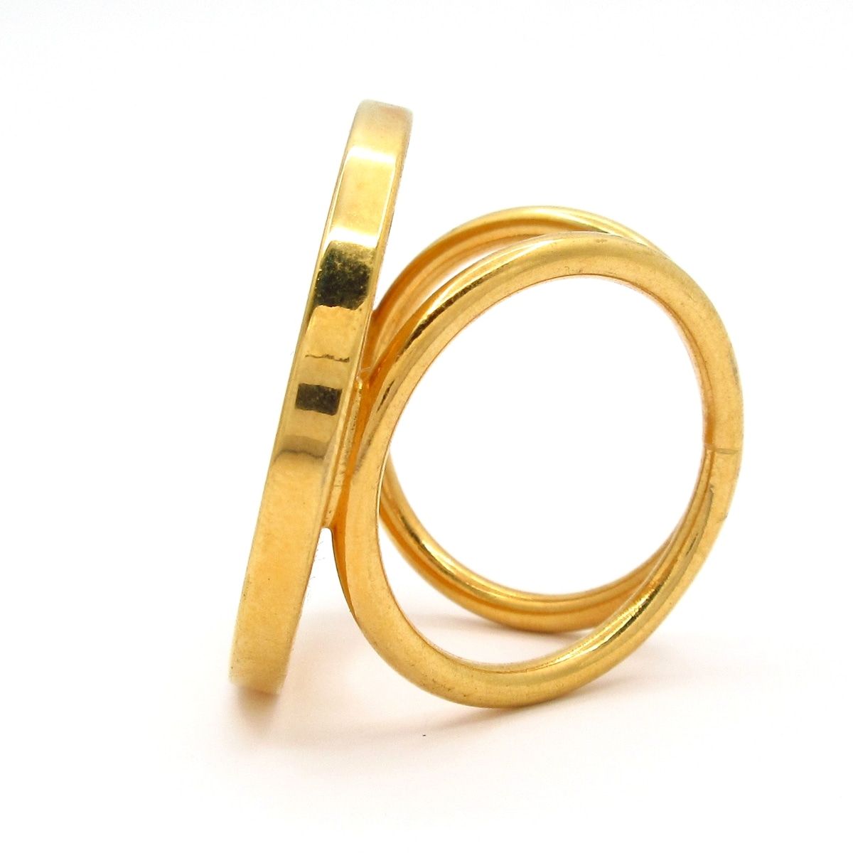Celine Scarf Ring Gold — view 3
