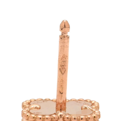 Van Cleef & Arpels Earrings Sweet Alhambra Red Rose Gold 18k 18 — view 4