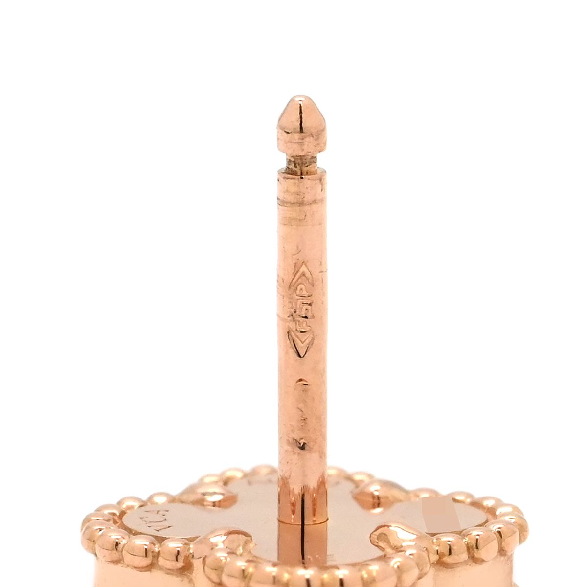 Van Cleef & Arpels Earrings Sweet Alhambra Red Rose Gold 18k 18 — view 3