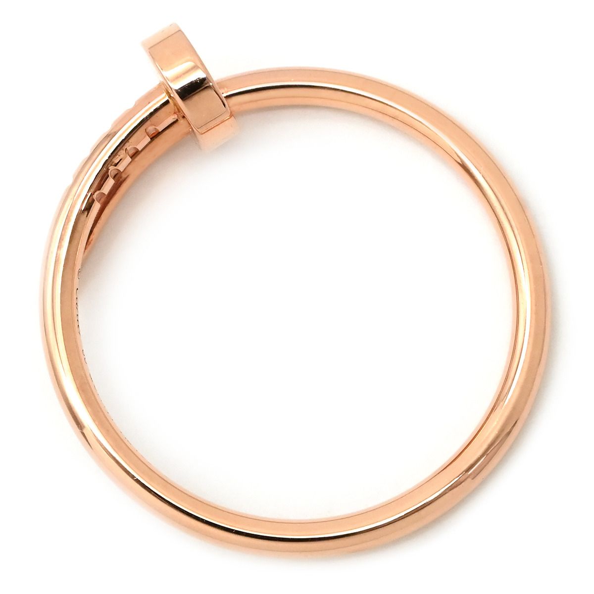 Cartier Ring Juste un Clou Small Pink Gold 60 Nail Motif — view 2