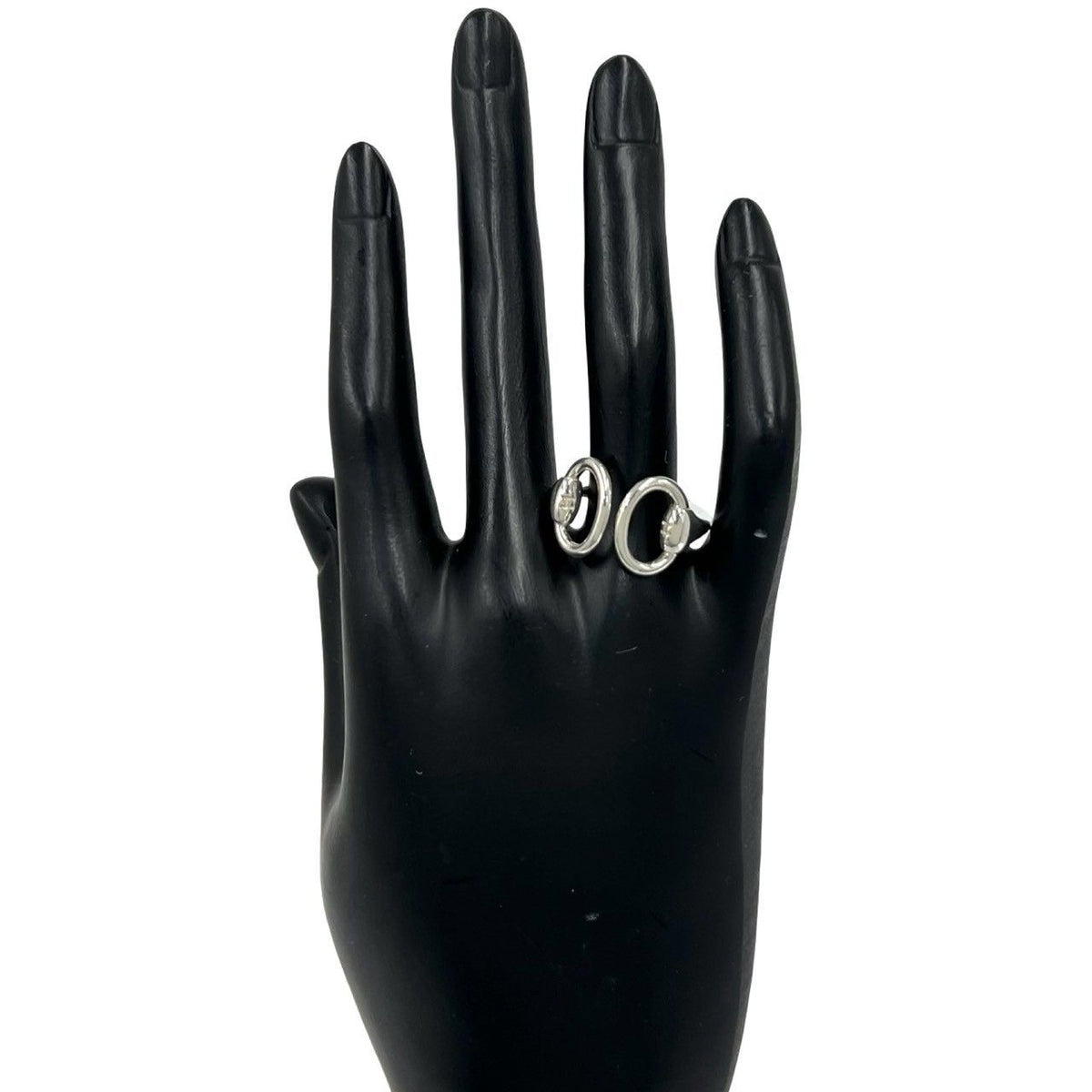 Hermes Vintage Nausicaa Ring 925 Sterling Silver — view 2