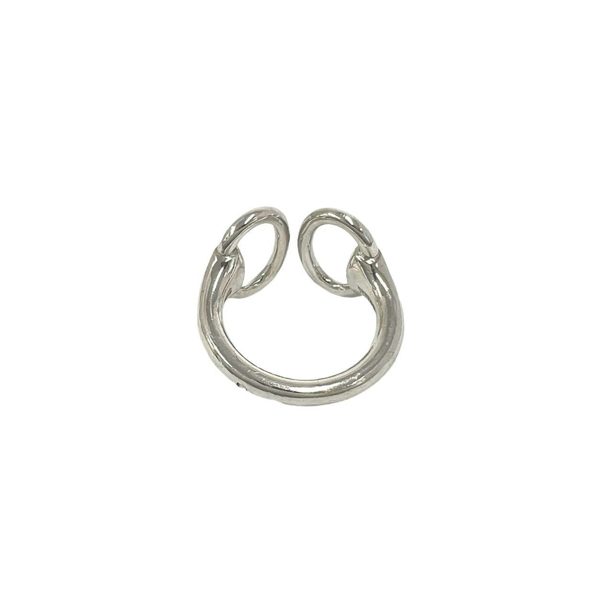 Hermes Vintage Nausicaa Ring 925 Sterling Silver — view 6