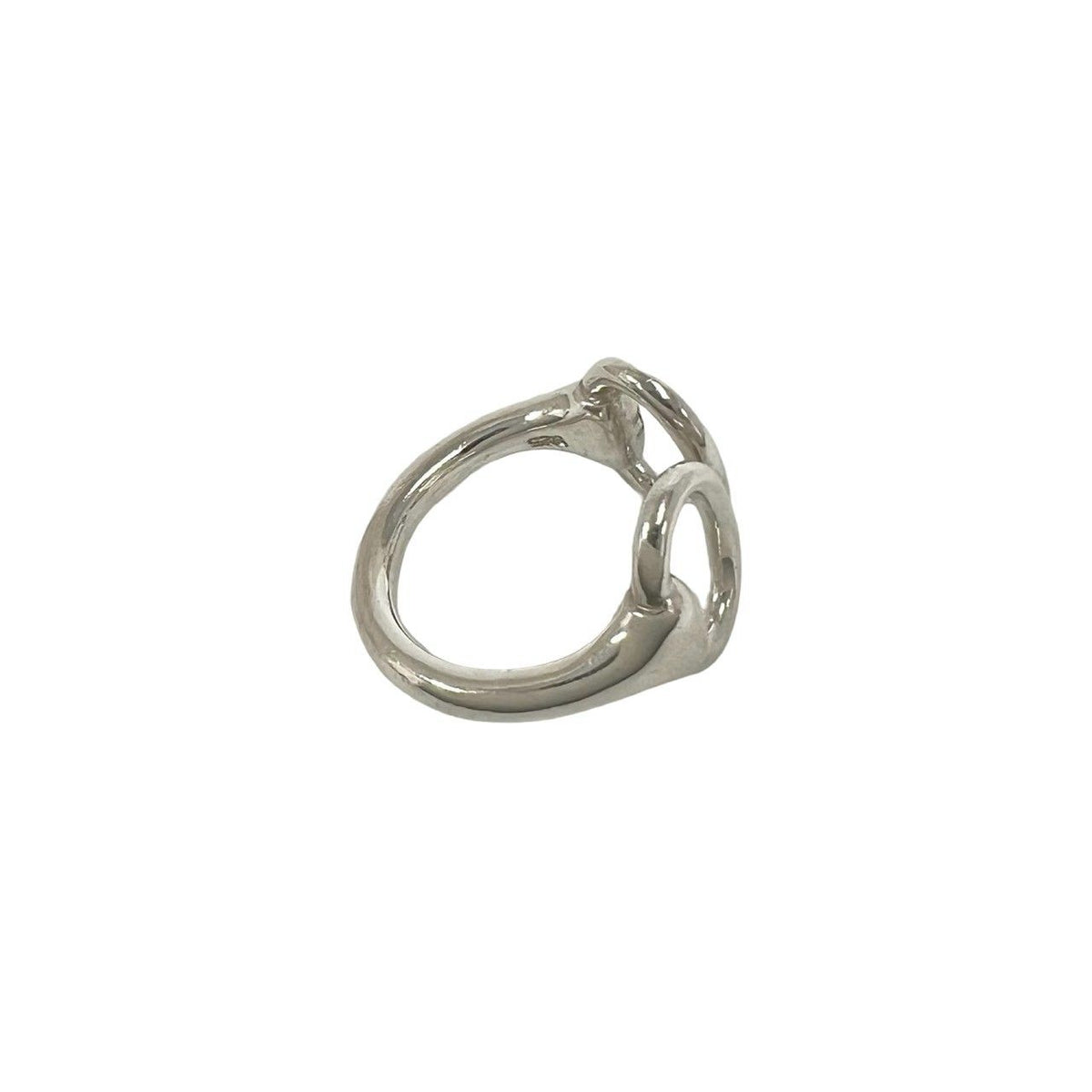Hermes Vintage Nausicaa Ring 925 Sterling Silver — view 5