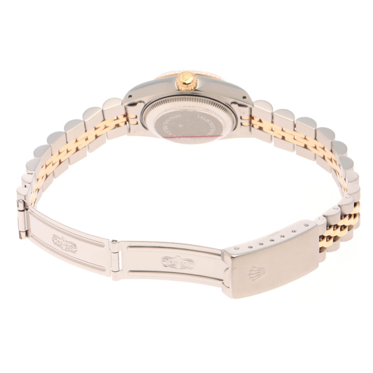 Rolex Datejust Champagne Carving Computer Diamond 18k Yellow Gold Stainless — view 4