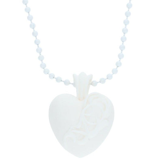 Chrome Hearts Rubber Heart Silicone Necklace