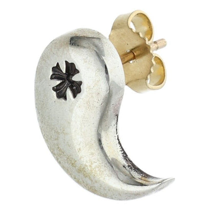 Chrome Hearts Yin Yang Silver Earrings
