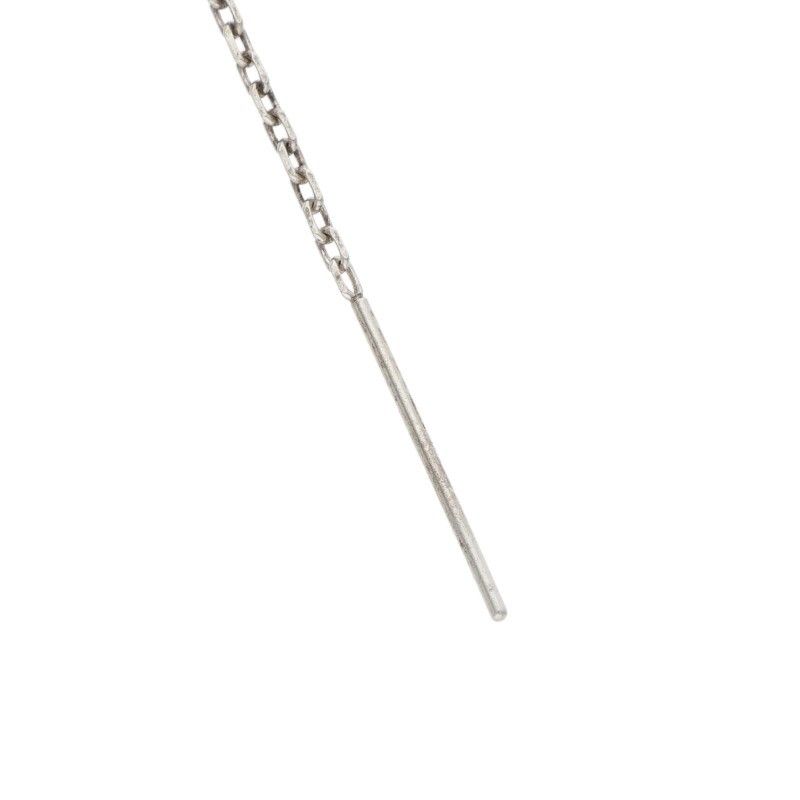 Chrome Hearts Chain Star Silver Earrings — view 5