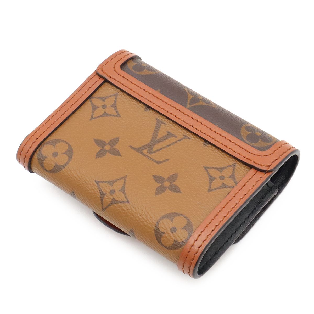 Louis Vuitton Monogram Reverse Portefeuille Dofine Compact 3 Raction Wallet — view 2